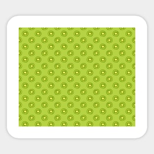 Kiwi Slices Pattern Sticker